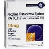 Novartis Nicotine Transdermal System Stop Smoking Aid Patch, Step 2, 14 mg - 7 ea