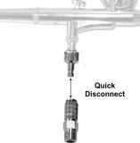 AIRBRUSH QUICK DISCONNECT COUPLER-Hose Fitting Release