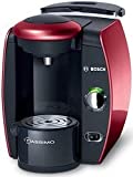Bosch TAS4513UC Tassimo Single-Serve Coffee Brewer, Glamour Red