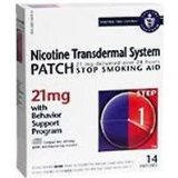Novartis Nicotine Transdermal System Stop Smoking Aid Patch, Step 1, 21 mg - 14 Ea