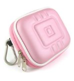 Pink Kroo Digital Camera EVA Case for Canon PowerShot SD 1300 SD3500 SD1200 SD990 SD 980 SD970 SD960 SD880 SD780 SD890 SD790 SD 780 SD1100 SD770 SD850 A2100 A2000 A1100 A1000 A590 A480 A470 ELPH Cameras