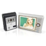 SVAT VISS7500 Hands Free Video Door Phone Intercom System w/5-Inch LCD & Outdoor Night Vision Security Camera (Color)
