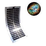 HQRP 30W Mono-crystalline Flexible Solar Panel 30 Watt 12V / 12 Volt for Car Caravan Bus Trailer Bike plus HQRP Mousepad