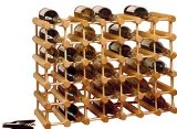 J.K. Adams MWR-40 Hardwood 40-Bottle Wine Rack, Natural