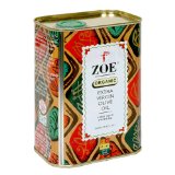 Zoe Organic Extra Virgin Olive Oil, 25.5-Ounce Tins (Pack of 2)