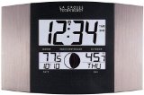 La Crosse Technology WS-8117U-IT-AL Atomic Wall Clock with Indoor/Outdoor Temperature