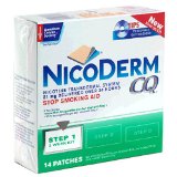 NicoDerm CQ Step 1 Opaque Patch, 21 mg, 2-Week Kit (14 patches)