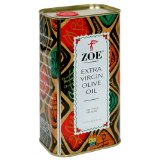 Zoe Extra Virgin Olive Oil, 1-Liter Tins (Pack of 2)