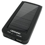 Lenmar PPUS20 PowerPort Solar Charger & External Portable Lithium Ion Battery for Cell Phone/iPhone 3G/MP3/USB Charging Cable/Device Tip Adapters