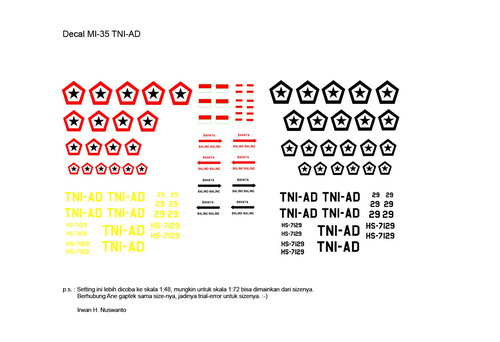 Decal MI-35P TNI AD