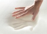 Queen Size 3 Inch Thick, 4 Pound Density Visco Elastic Memory Foam Mattress Pad Bed Topper. Made in the USA