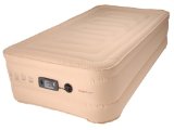 SimplySleeper SS-49T Raised Twin Air bed (airbed / air mattress) with Built-in Electric Pump (Puncture & Stretch Resistant!). Best material in the market!