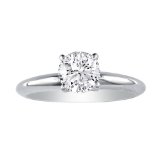1/2ct Diamond Solitaire Engagement Ring in 10K White Gold (Sizes 4-9) With Free Blitz Jewelry Cleaner