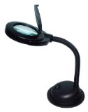 Normande Lighting 12W Daylight Desk Lamp w/ Magnifier 17.5