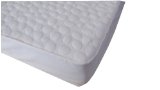 Dusk 2 Dawn Pebbletex Organic Cotton Quilted Waterproof Mattress Pad, Twin