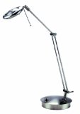 Lite Source LS-3896PS Futura Polished-Steel 35-Watt Halogen Desk Lamp
