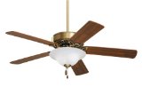 Emerson CF712AB Pro Series Indoor Ceiling Fan, 52-Inch Blade Span, Antique Brass Finish