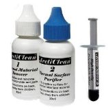 ArctiClean 60ml Kit (includes 30ml ArctiClean 1 and 30ml ArctiClean 2) and 3.5grams Arctic Silver 5 Thermal Compound