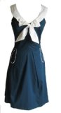 Steady Clothing 50's Vintage White Bow Weekend Sailor Fancy Dress