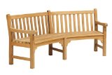 Oxford Garden Essex 83-Inch Curved Shorea Bench