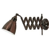 Kenroy Home 32197CBZ Floren Swing Arm Lamp, Copper Bronze