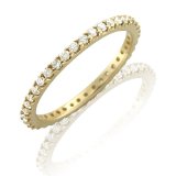 14k Yellow Gold Diamond Eternity Band Ring (H, I1-I2, 0.50 carat)