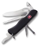 Victorinox Swiss Army One-Hand Trekker Lockblade Pocket Knife (Black)