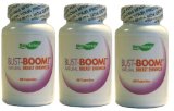 3 Bottles - Bust-Boom! Breast Enlargement/Acne Pills - Female Sexual Enhancement - 180 Day Supply