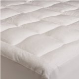 Pinzon Basics Overfilled Ultra Soft Microplush Queen Mattress Pad