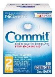 Commit Lozenges, 2 mg, 108-Count Box (Original Flavor)