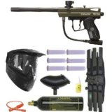 2012 Spyder Victor Paintball Gun Marker MEGA Package - Olive