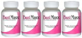 BUSTMAXX (4 Bottles) - Breast Enlargement, Bust Enhancement Package. Natural Female Augmentation that Works