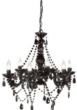 Molly 'N Me 6 Light Black Chandelier