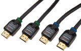AmazonBasics 2-Pack, High-Speed HDMI Cables 6.5 feet -- Supports Ethernet, 3D, and Audio Return [Newest Standard]