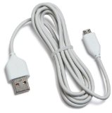 Amazon Kindle Micro USB Cable, White (Works with Kindle Fire, Touch, Keyboard, DX, and Kindle) - Updated Design