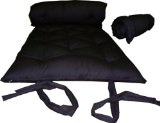 Brand New Black Traditional Japanese Floor Futon Mattresses, Foldable Cushion Mats, Yoga, Meditaion.