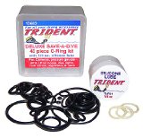 Trident Deluxe Save A Dive 40 Piece O-Ring Kit for Scuba Diving Tank Valves, Hoses, Regulators, etc