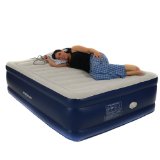 Smart Air Beds Platinum Full Raised Air Bed with Remote Control, Blue