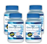 GoutClear - Gout Treatment (Maximum Strength 4 bottles)