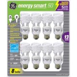 GE 13-Watt Energy SmartTM - 8 Pack - 60 watt replacement
