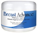 BREAST ADVANCE - Premium, Topical Breast Augmentation Formula - The Safe, Natural Choice for Bust Enhancement, Enlargement - 4oz