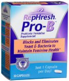 RepHresh Pro-B Probiotic Feminine Supplement, 30-Count Capsules