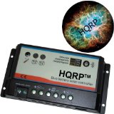 HQRP Duo-Battery Charging Solar 10A Power Controller / Regulator 12V / 24V 10 Amp with Digital LED Display plus HQRP Coaster