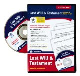 Adams Prepare A Last Will and Testament Software, CD Version includes e-Book (ALC602)