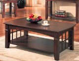 Coaster Antique Country Style Coffee Table, Cherry Finish