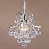 LightInTheBox Crystal Chandelier with 3 lights (Chrome Finish)