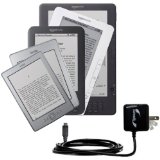 Rapid Wall Home AC Charger for the Amazon Kindle / DX / Touch / Keyboard (WiFi and 3G)