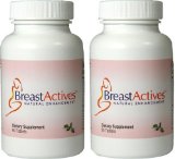 Breast Actives Breast Enhancement by Breast Gain Plus - 2 Pack (120 Tablet Count)