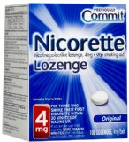 Nicorette Lozenges, 4 mg, 108-Count Box (Original Flavor)