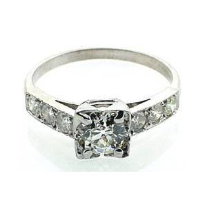 antique diamond engagement ring